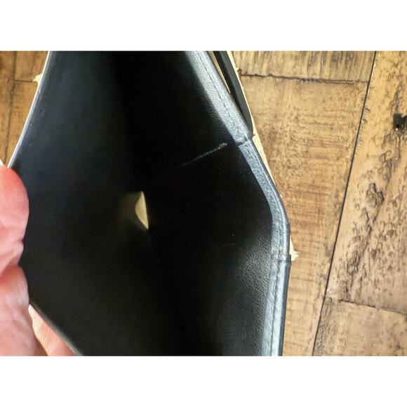 Louis Vuitton Wallet W/Dust Bag Black Matte Vernis Monogram Leather Bifold - Picture 9 of 14